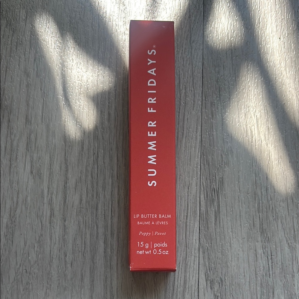 Summer Fridays Lip Butter Balm in Bold Red